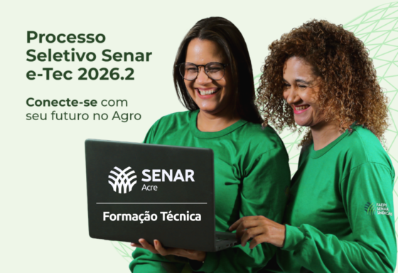 SENAR – AC divulga lista preliminar de classificados para o Curso Técnico em Agropecuária